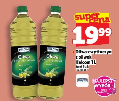 Oliwa z wytłoczyn z oliwek Helcom 1 L Greek Trade promocja w TOPAZ