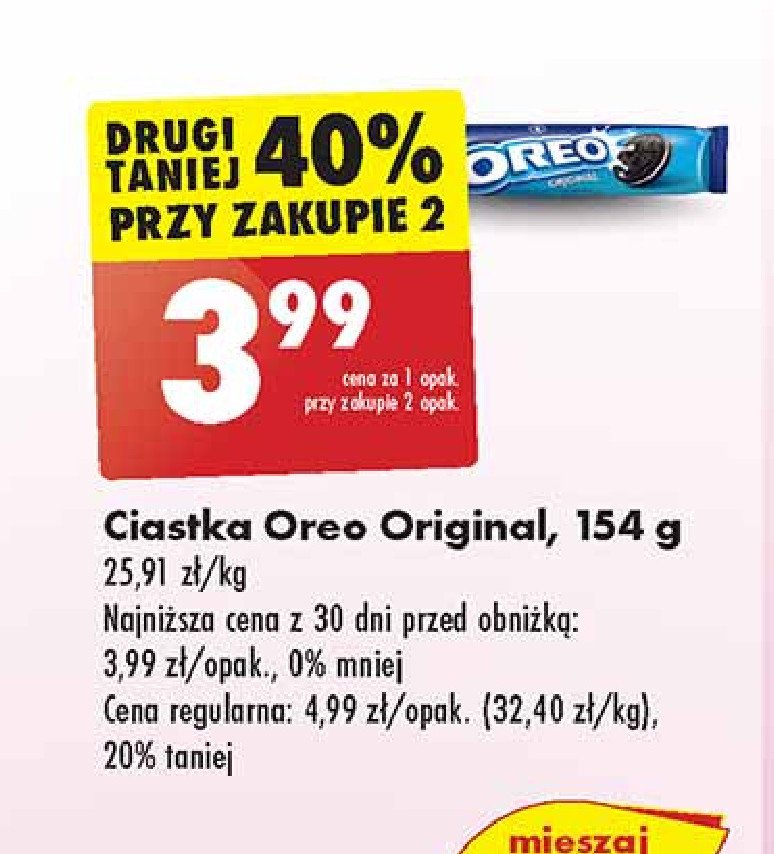 Ciastka Oreo promocja