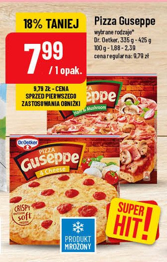 Pizza Guseppe 4 sery promocja
