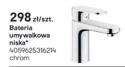 Bateria umywalkowa niska Hansgrohe Blend 4059625316214 promocja w Castorama