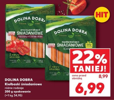 Kiełbaski śniadaniowe 200 g, różne rodzaje promocja w Kaufland