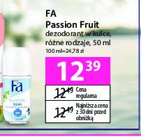 Dezodorant Fa invisible fresh promocja