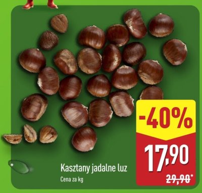 Kasztany jadalne luz promocja w Aldi