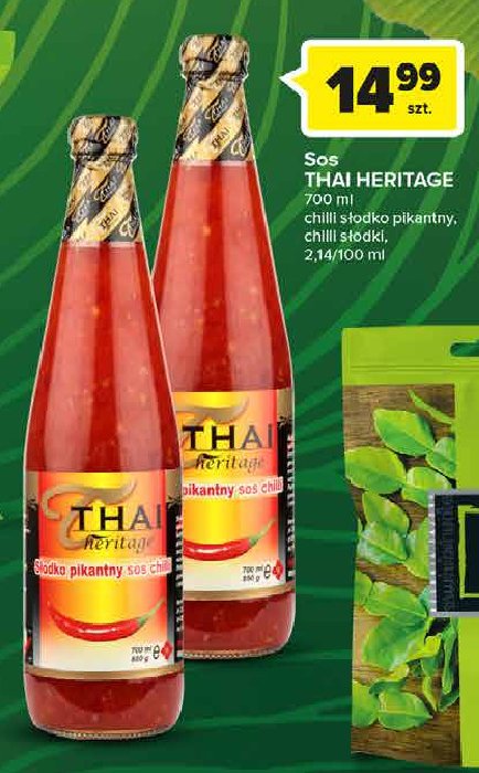 Sos chilli słodko-pikantny Thai heritage promocja