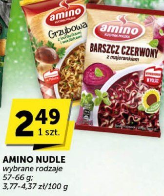 Amino nudle wybrane rodzaje promocja w Euro Sklep