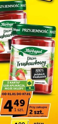 Dżem truskawkowy Herbapol promocja w Euro Sklep