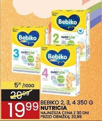 Mleko modyfikowane Bebiko 2 Nutriflor 350g promocja w Wafelek