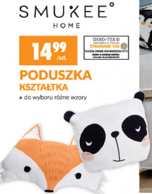 Poduszka kształtka panda Smukee home promocja