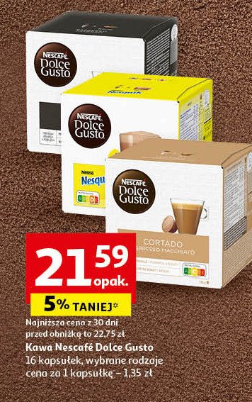 Kawa espresso intenso Nescafe dolce gusto promocja