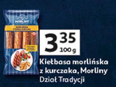 Kiełbasa z piersi kurczaka Morliny promocja w Auchan