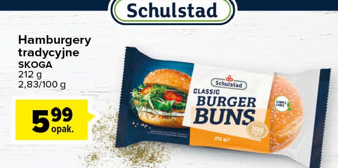 Bułki do hamburgerów Schulstad promocja