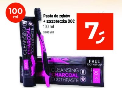 Pasta do zębów charcoal + szczoteczka promocja