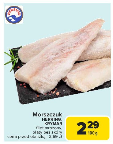 Morszczuk filet bez skóry Krymar promocja w Carrefour Market