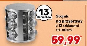 Stojak na przyprawy 12 słoiczków promocja w Kaufland