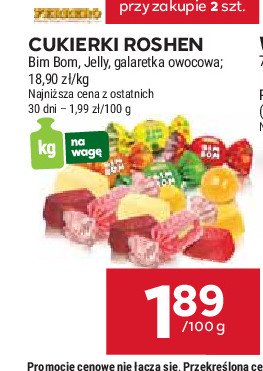 Cukierki galaretki Roshen jelly promocja