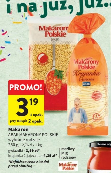 Makaron gwiazdki Makarony polskie promocja