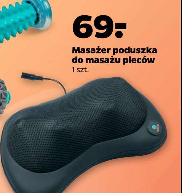 Masażer poduszka do masażu pleców promocja w Netto