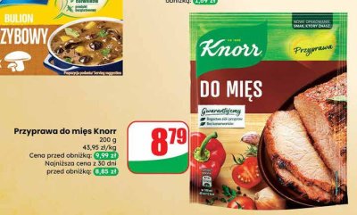 Przyprawa do mięs Knorr promocja w Dino