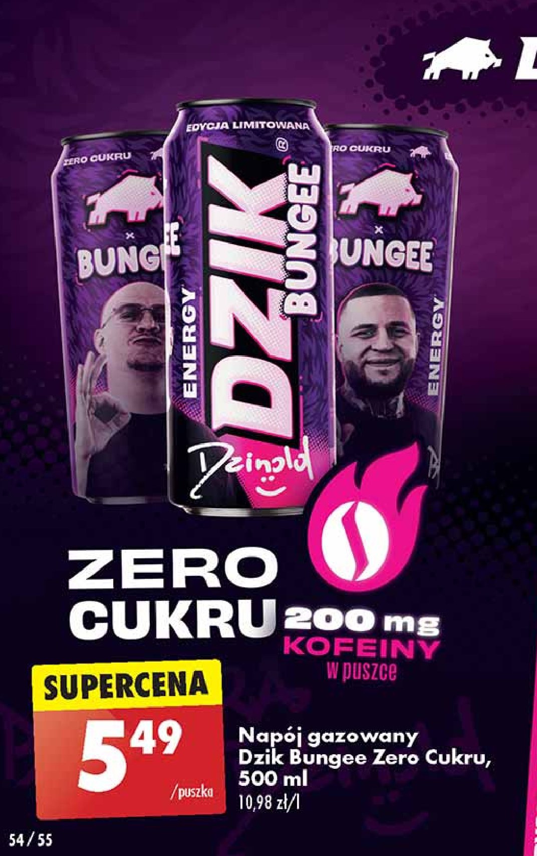 Napój bungee WK DZIK promocja