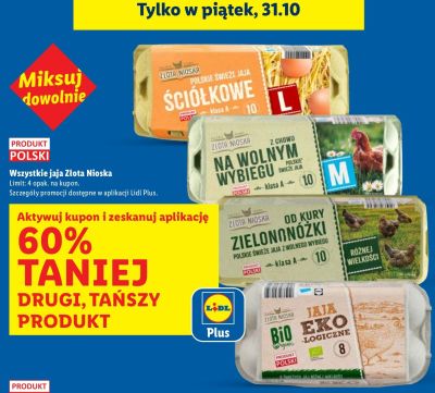 Jaja promocja w Lidl