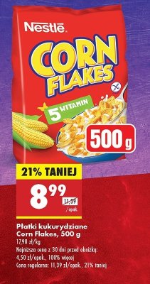 P艂atki 艣niadaniowe Nestle corn flakes Corn flakes (nestle) promocja