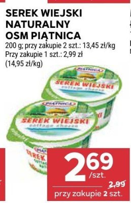 Serek wiejski naturalny osm piątnica promocja w Stokrotka