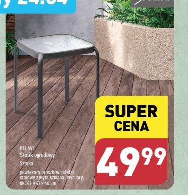 Stolik ogrodowy 41 x 41 x 46 cm BELAVI promocja