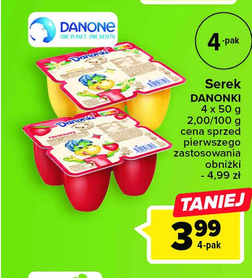 Serek truskawka Danone danonki promocja