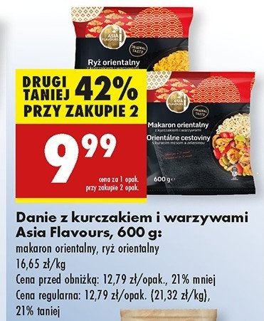 Makaron orientalny z kurczakiem i warzywami Asia flavours promocja