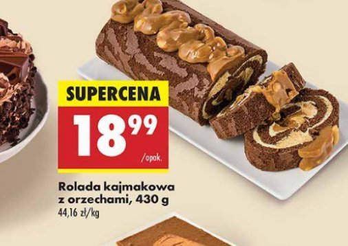 Rolada kajmakowa z orzechami promocja