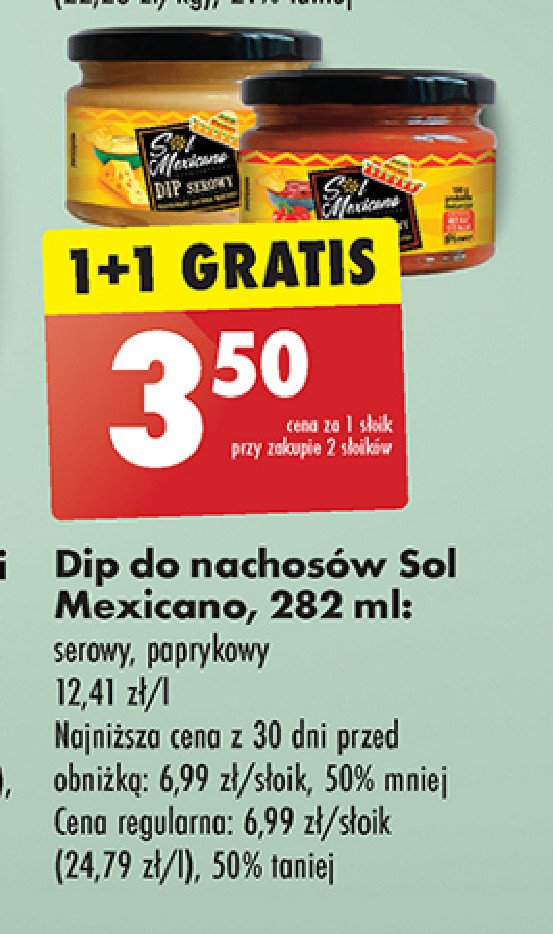 Dip serowy Sol mexicano promocja