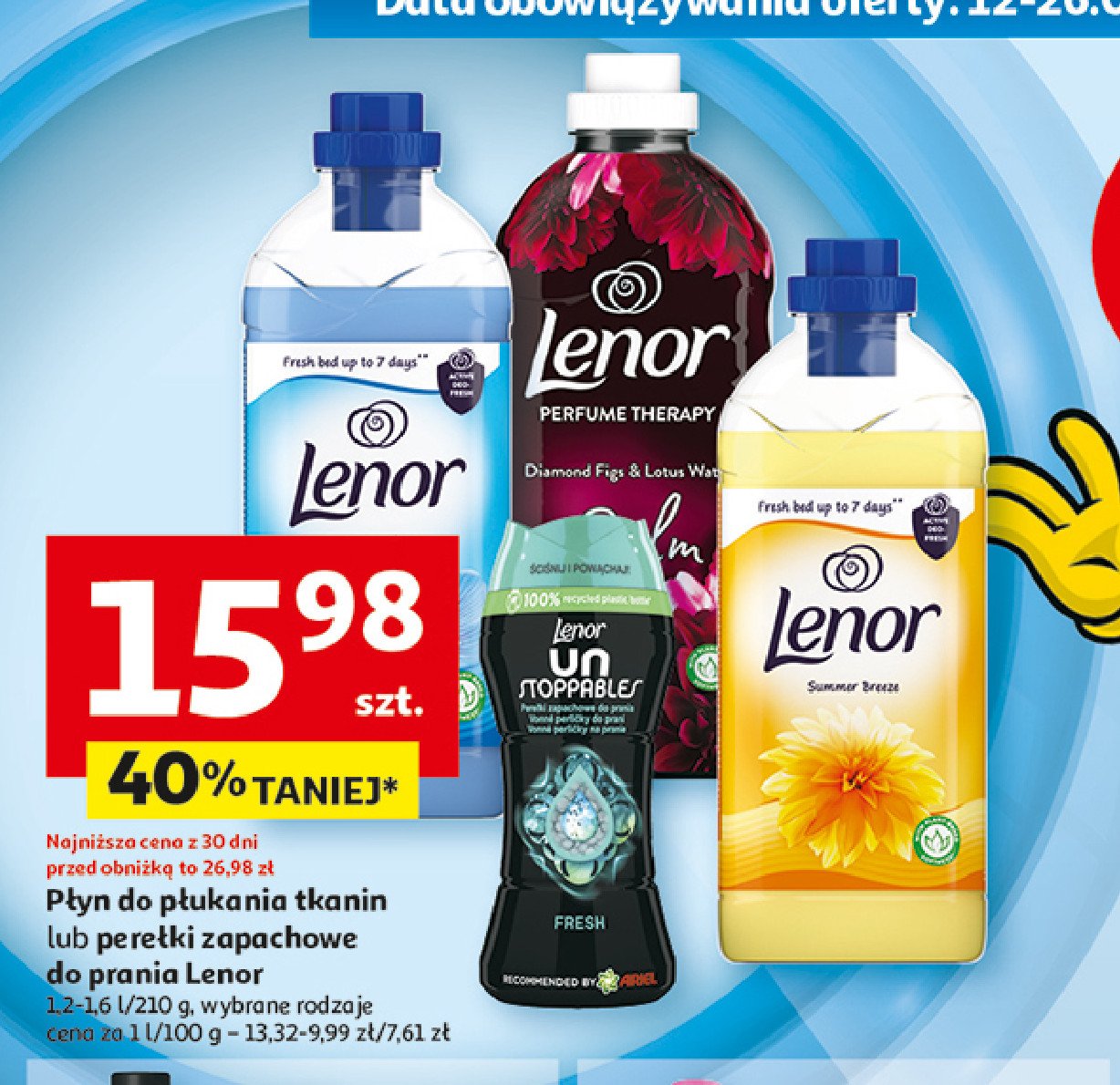 Płyn do płukania summer breeze Lenor promocja