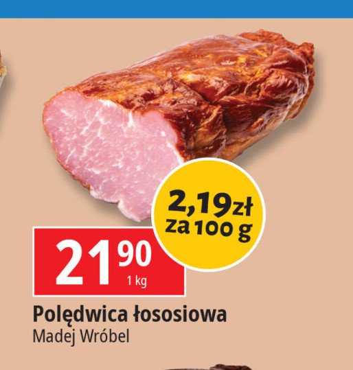 Polędwica łososiowa Madej & wróbel promocja w Leclerc