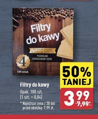 Filtry do kawy promocja