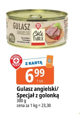 Gulasz angielski/Specjał z golonką promocja w Leclerc