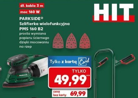 Szlifierka wielofunkcyjna 160 w Parkside promocja w Kaufland