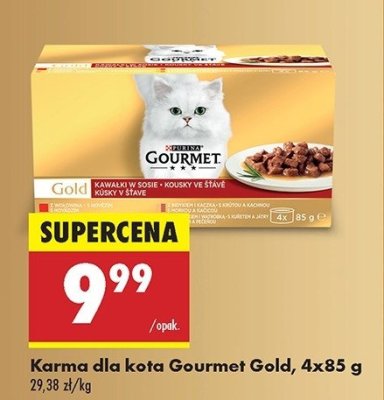 Karma dla kota kawałki w sosie Purina gourmet gold promocja