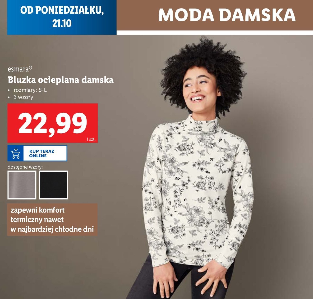 Bluzka damska rozm. s-l Esmara promocja