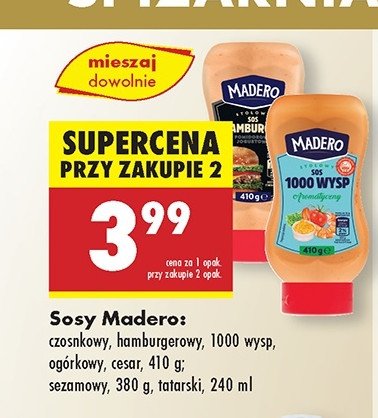 Sos sezamowy Madero promocja w Biedronka