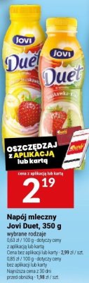 Napój mleczny Jovi Duet, 350 g promocja w Twój Market