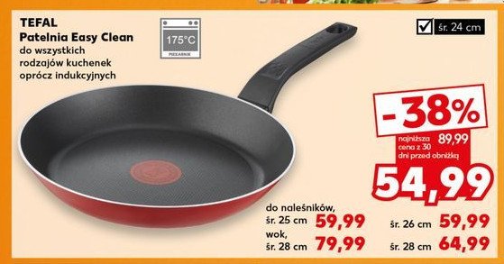 Patelnia easy clean 26 cm Tefal promocja