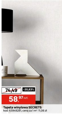 Tapeta winylowa SECRETS promocja w Leroy Merlin