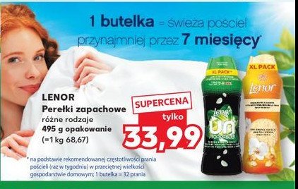 Perełki gold orchid Lenor promocja