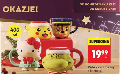 Kubek ceramiczny z licencją 400 ml promocja w Biedronka