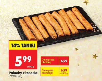 Paluchy z łososia promocja w Biedronka
