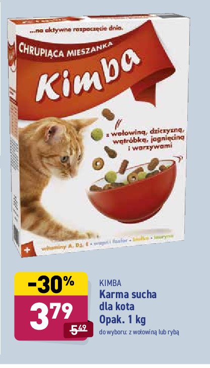 Karma dla kota Kimba promocja