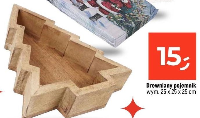 Pojemnik do przechowywania żywności drewniany promocja w Dealz