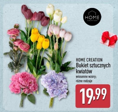 Bukiet sztucznych kwiatów promocja w Aldi