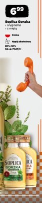 Wódka Soplica Gorzka oryginalna  promocja w Netto