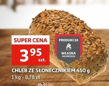 Chleb słonecznikowy Auchan promocja